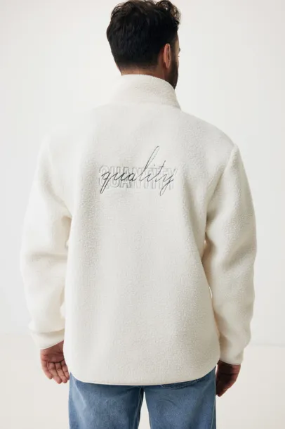  Iqoniq Diran recycled polyester pile fleece jacket - iqoniq white 