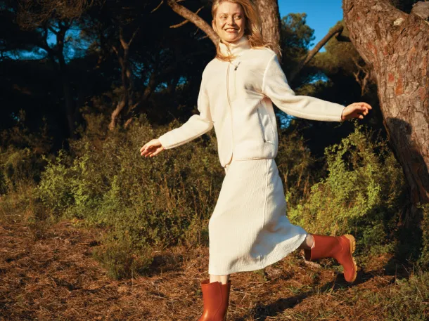  Iqoniq Diran unisex flis jakna od recikliranog poliestera - iqoniq Prirodna