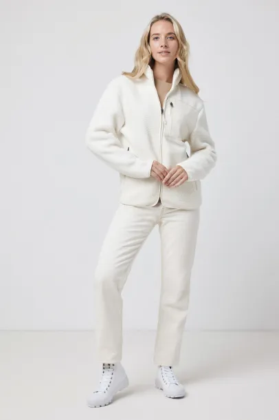  Iqoniq Diran recycled polyester pile fleece jacket - iqoniq Prirodna