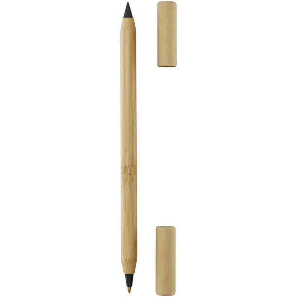 Samambu bamboo duo pen (blue ink) Natural