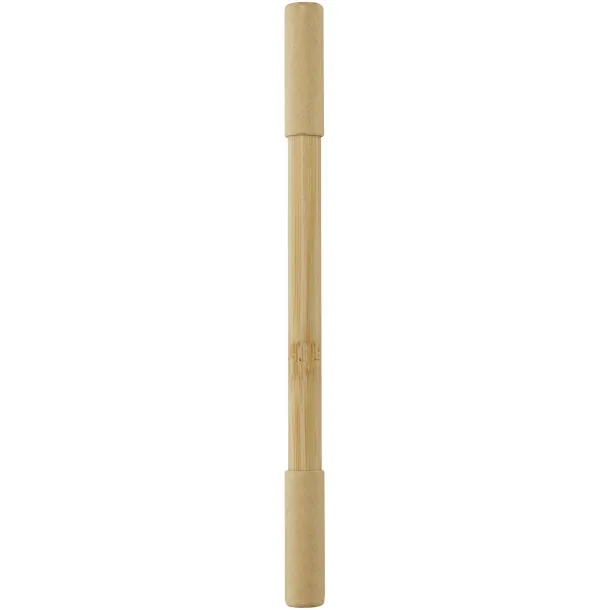 Samambu bamboo duo pen (blue ink) Natural