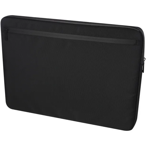 Rise 15.6" GRS recycled laptop sleeve - Tekiō® Solid black