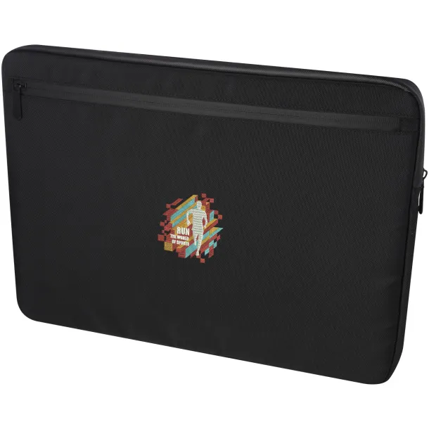 Rise 15.6" GRS recycled laptop sleeve - Tekiō® Solid black