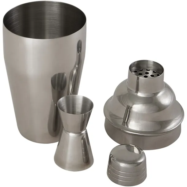 Gaudie recycled stainless steel cocktail shaker - Seasons Silver