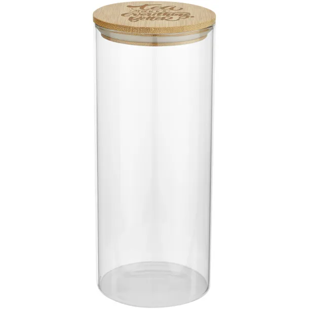 Boley 940 ml glass food container - Seasons Natural White