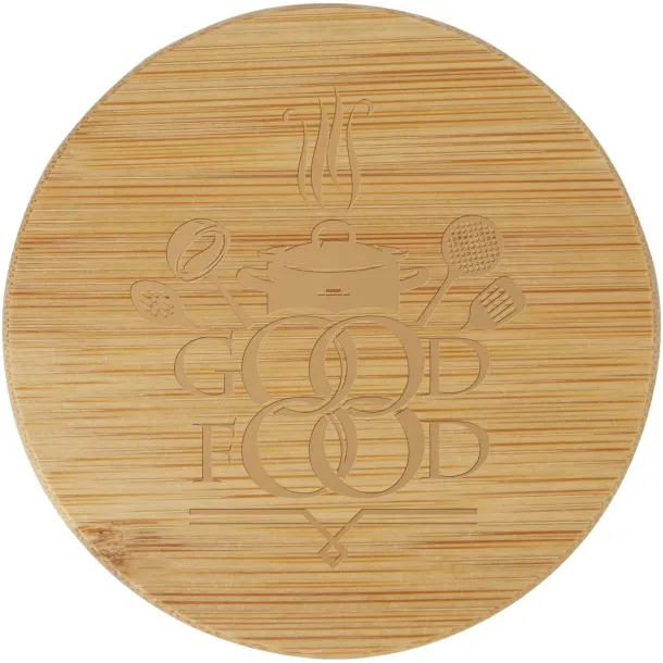 Zen tea pot with strainer and bamboo lid - Seasons White