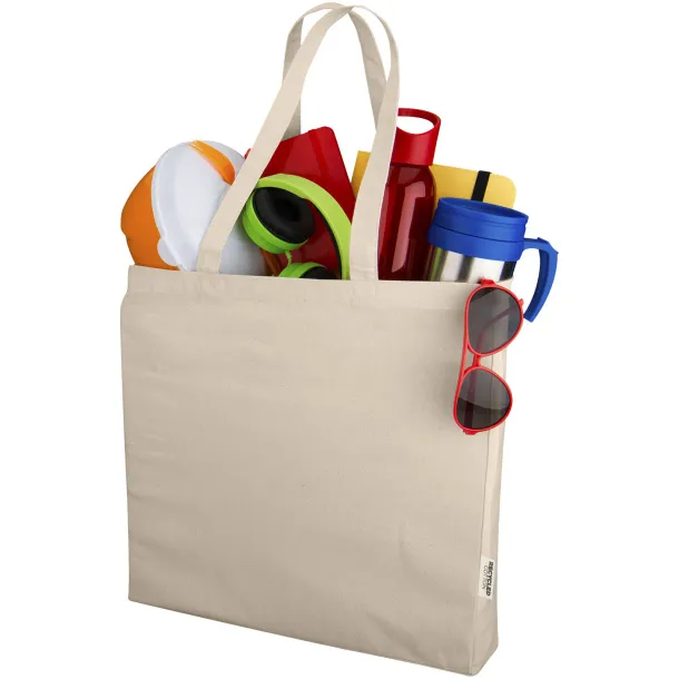 Odessa 220 g/m² recycled tote bag Natural
