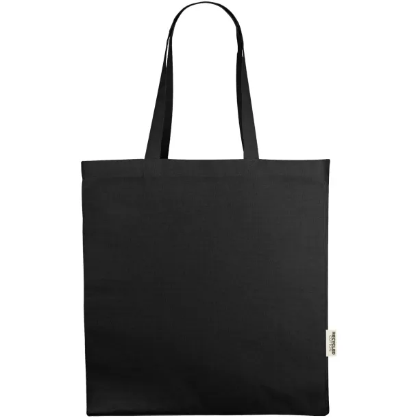Odessa 220 g/m² recycled tote bag Solid black