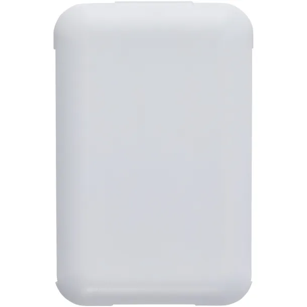 Savvy recycled plastic modular charging cable with phone holder White