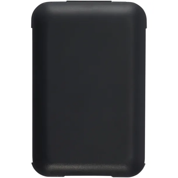 Savvy recycled plastic modular charging cable with phone holder Crna