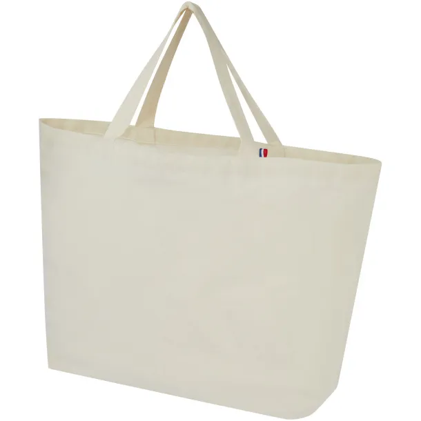 Cannes 200 g/m2 recycled shopper tote bag 10L Natural