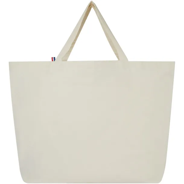 Cannes 200 g/m2 recycled shopper tote bag 10L Natural