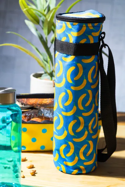 CreaCool Aqua personalizirana rashladna torba za boce Crna Bijela