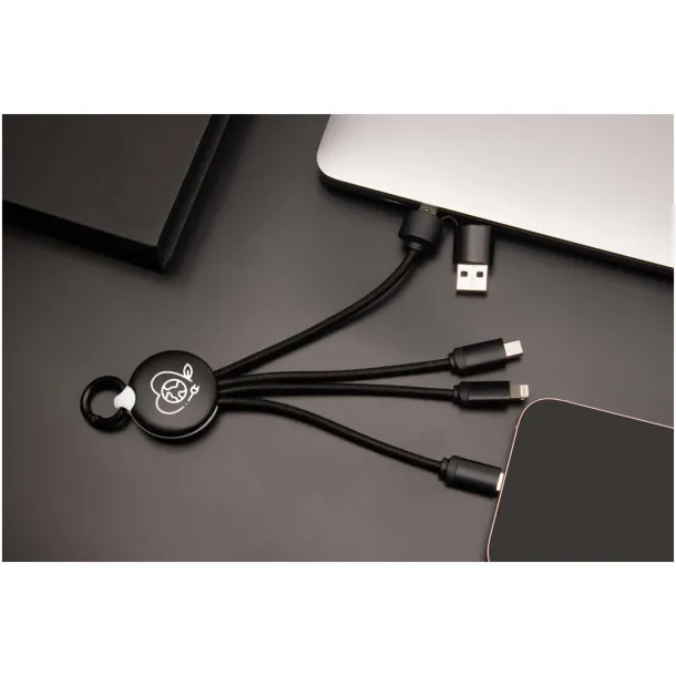 SCX.design C14 20W 5-in-1 charging cable - SCX.design Solid black