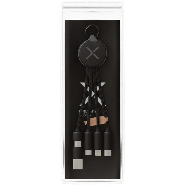 SCX.design C14 20W 5-in-1 charging cable - SCX.design Solid black