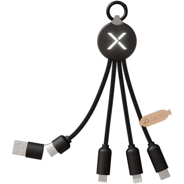 SCX.design C14 20W 5-in-1 charging cable - SCX.design Solid black