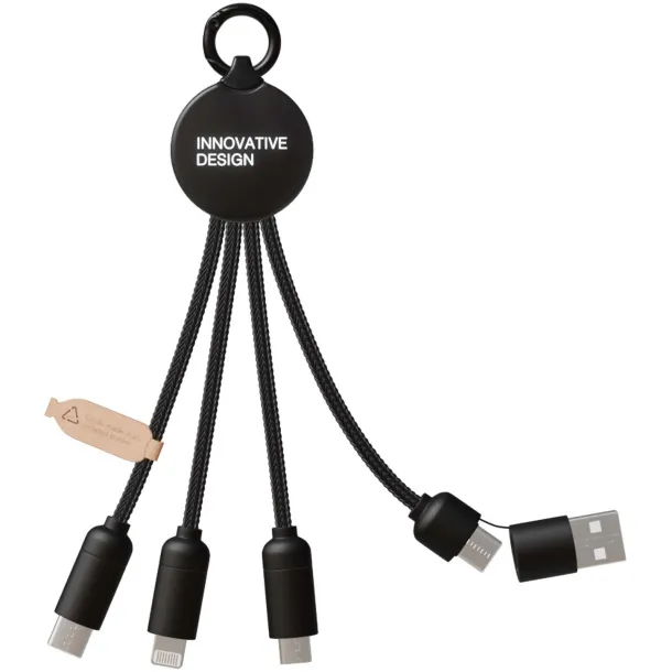 SCX.design C14 20W 5-in-1 charging cable - SCX.design Solid black