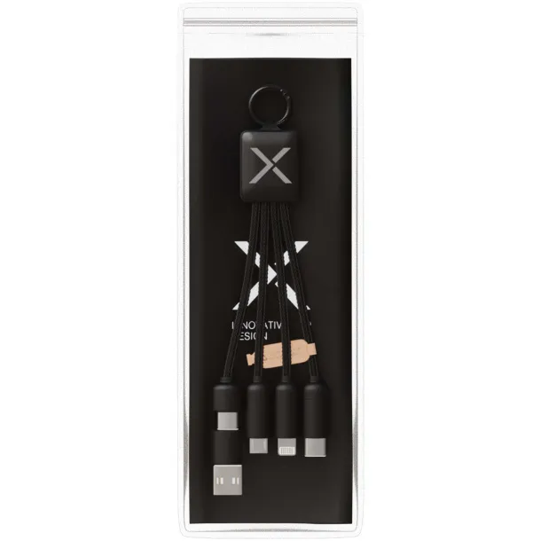 SCX.design C13 20W 5-in-1 charging cable - SCX.design Solid black