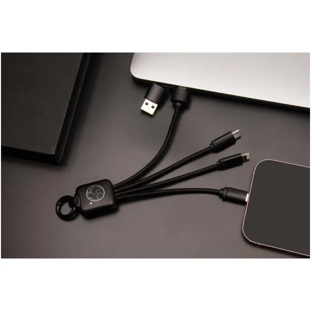 SCX.design C13 20W 5-in-1 charging cable - SCX.design Solid black