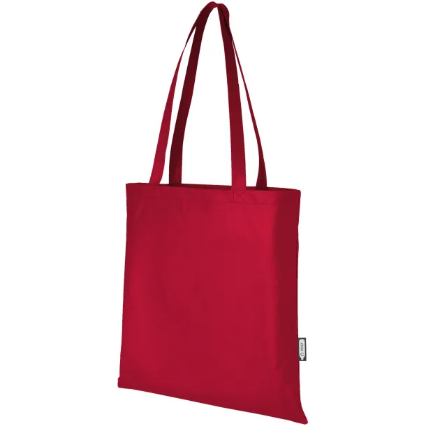 Zeus GRS recycled non-woven convention tote bag 6L Red