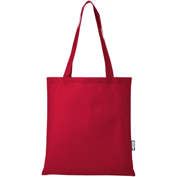 Zeus GRS recycled non-woven convention tote bag 6L Red