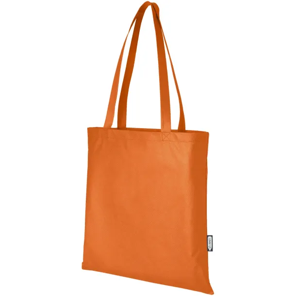 Zeus GRS recycled non-woven convention tote bag 6L Orange