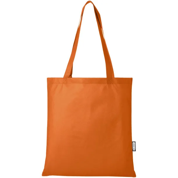 Zeus GRS recycled non-woven convention tote bag 6L Orange