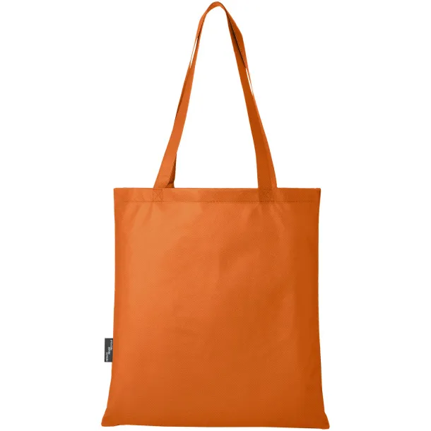 Zeus GRS recycled non-woven convention tote bag 6L Orange