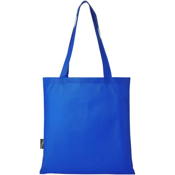 Zeus GRS recycled non-woven convention tote bag 6L Royal blue