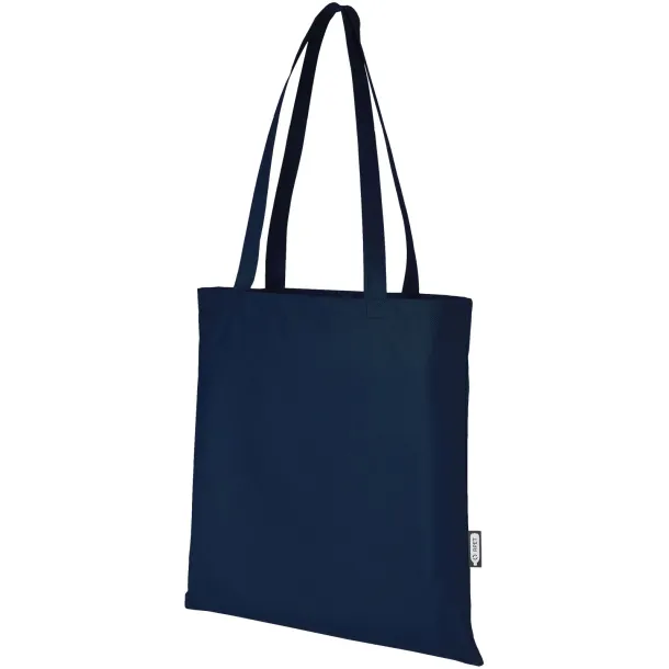 Zeus GRS recycled non-woven convention tote bag 6L Navy Blue