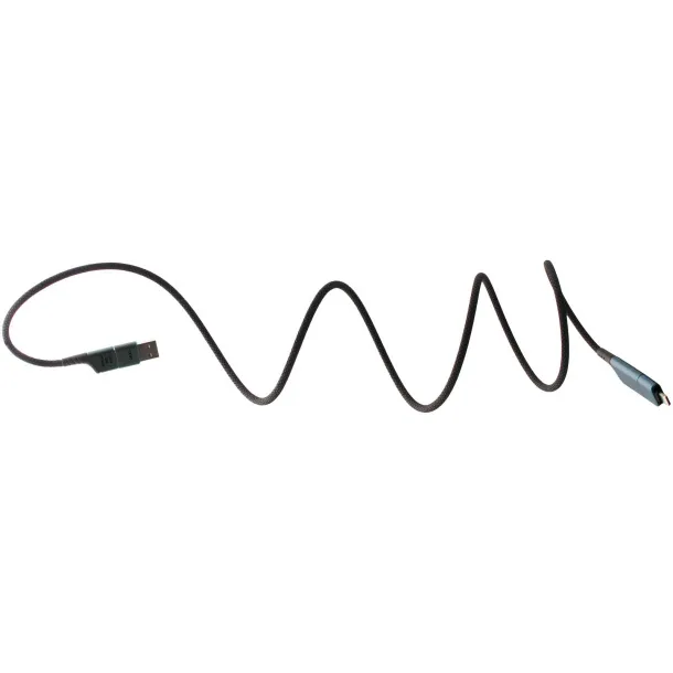 SCX.design C52 100W 4-in-1 rPET magnetic ultra fast charging cable - SCX.design Gun metal