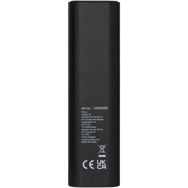 Whiz modularni kabel za punjenje od reciklirane plastike Crna