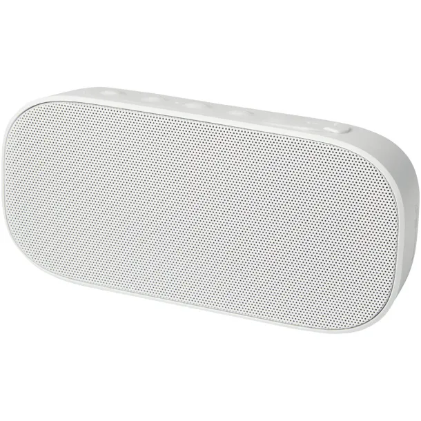 Stark 2.0 5W recycled plastic IPX5 Bluetooth® speaker White