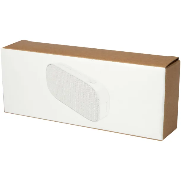 Stark 2.0 5W recycled plastic IPX5 Bluetooth® speaker White