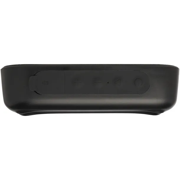 Stark 2.0 5W recycled plastic IPX5 Bluetooth® speaker Solid black