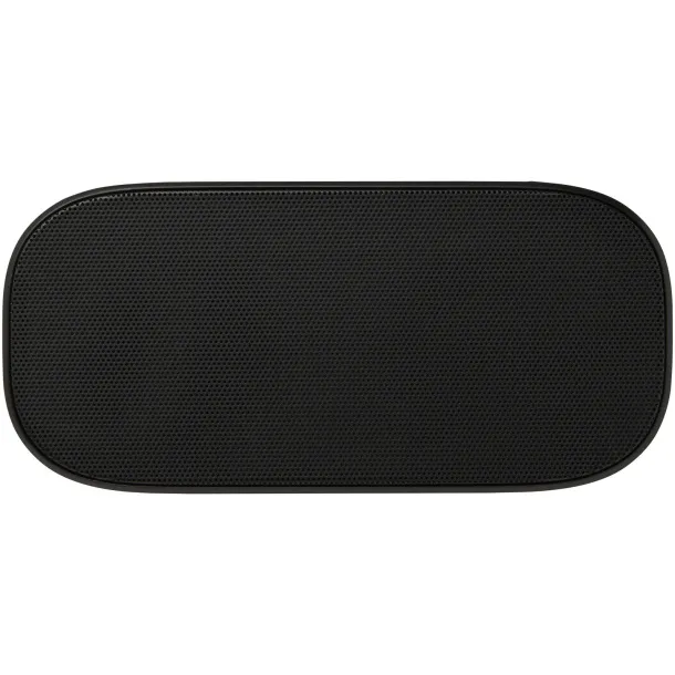 Stark 2.0 5W recycled plastic IPX5 Bluetooth® speaker Solid black