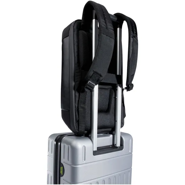 Expedition Pro 15.6" GRS recycled compact laptop backpack 12L Solid black