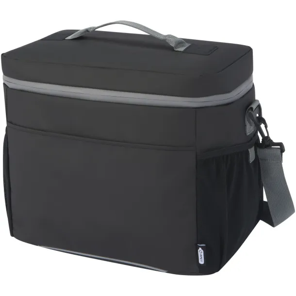 Aqua 20-can GRS recycled water resistant cooler bag 22L Crna