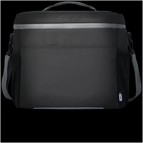 Aqua 20-can GRS recycled water resistant cooler bag 22L Crna