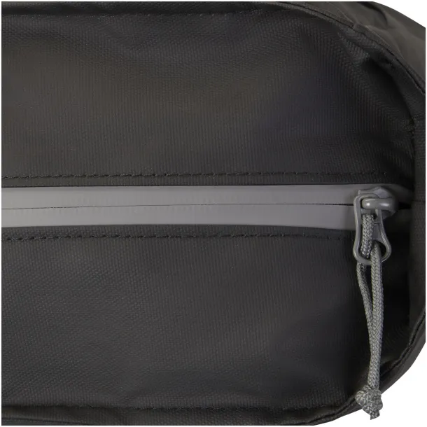 Aqua 14" GRS recycled water resistant laptop tote bag 14L Solid black