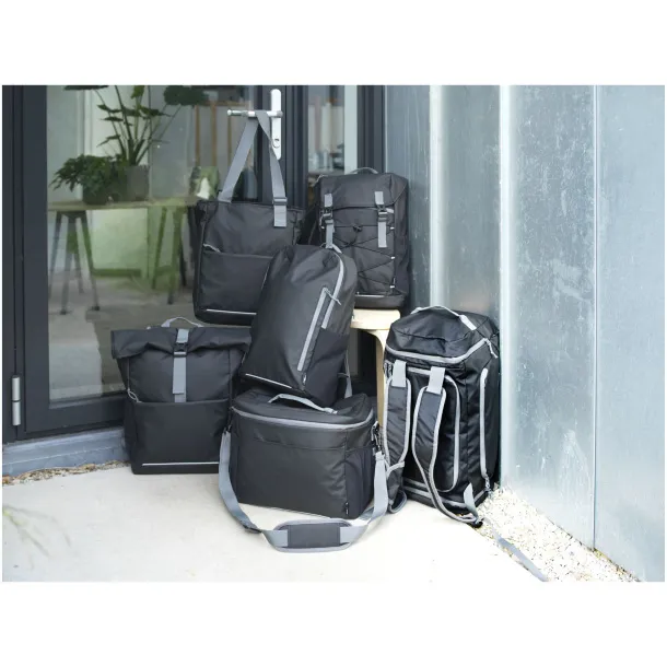 Aqua GRS reciklirana vodootporna torba za 14" laptop Crna