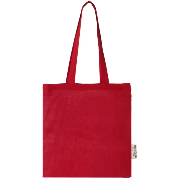 Madras torba od GRS recikliranog pamuka, 140 g/m² Crvena
