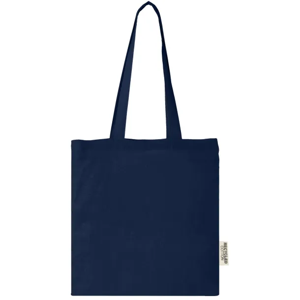 Madras torba od GRS recikliranog pamuka, 140 g/m² Mornarsko plava