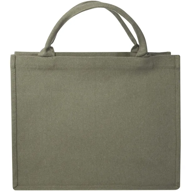 Page 500 g/m² Aware™ recycled book tote bag Green