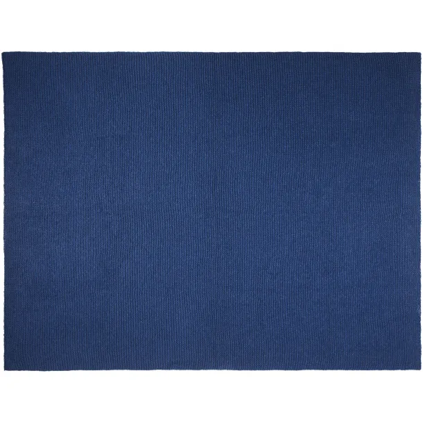 Suzy 150 x 120 cm GRS polyester knitted blanket - Seasons Navy Blue