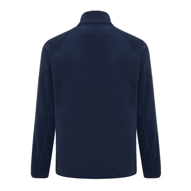  Iqoniq Talung recycled polyester microfleece zip through - iqoniq navy