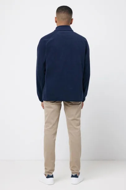  Iqoniq Talung recycled polyester microfleece zip through - iqoniq navy