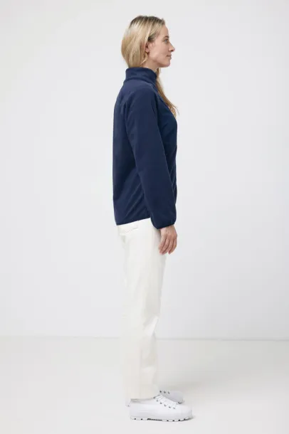  Iqoniq Talung recycled polyester microfleece zip through - iqoniq navy