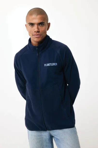  Iqoniq Talung recycled polyester microfleece zip through - iqoniq navy