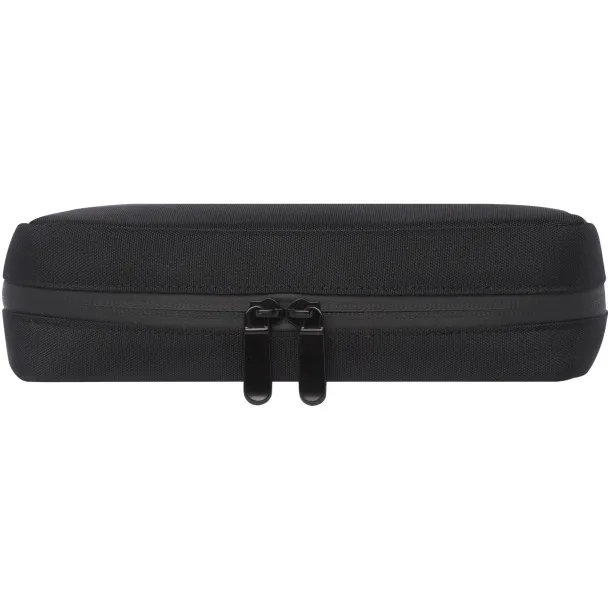 Rise GRS recycled organiser pouch - Tekiō® Solid black
